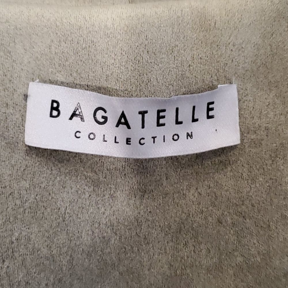 Bagatelle Washed Scuba Faux-Suede Drape Jacket - Picture 7 of 13